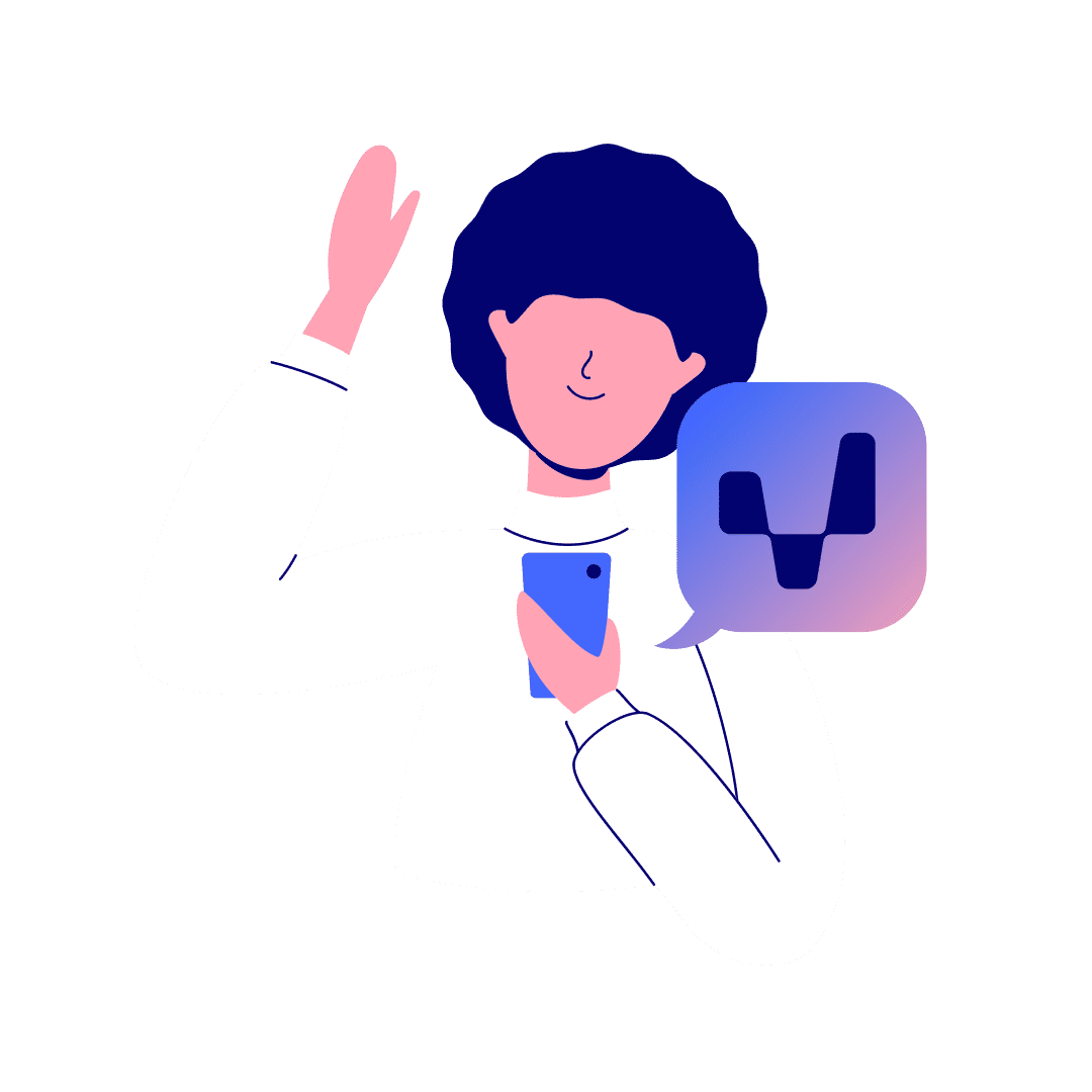 Persona que tienen en su mano un celular en una aplicación de criptomonedas